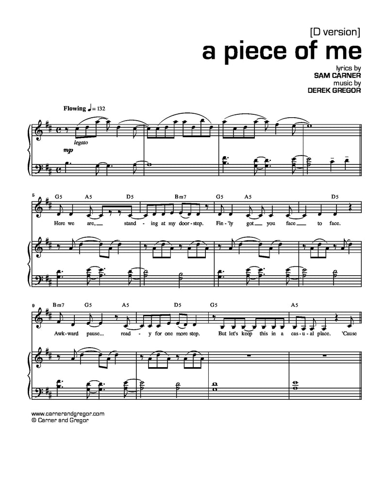 A Piece of Me (Alto Version)