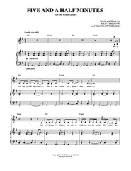 Five and a Half Minutes | newmusicaltheatre.com | Sheet Music