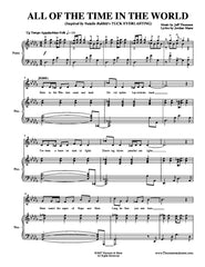 All The Time In The World | newmusicaltheatre.com | Sheet Music