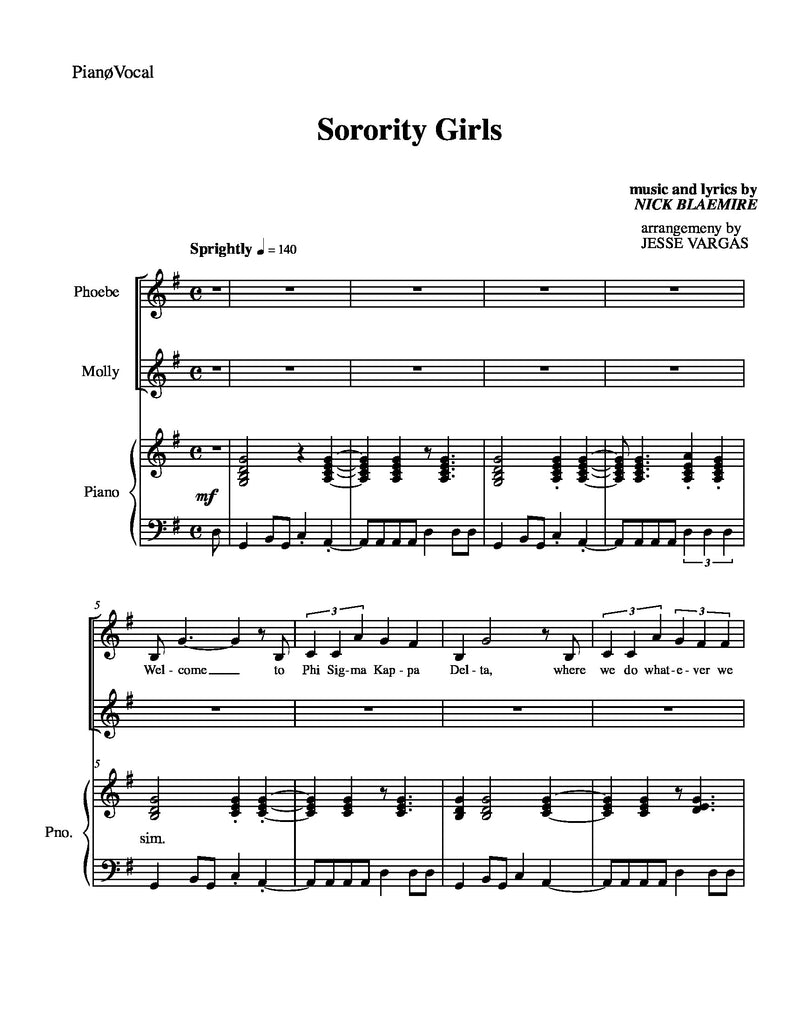 Sorority Girls (Female Version)