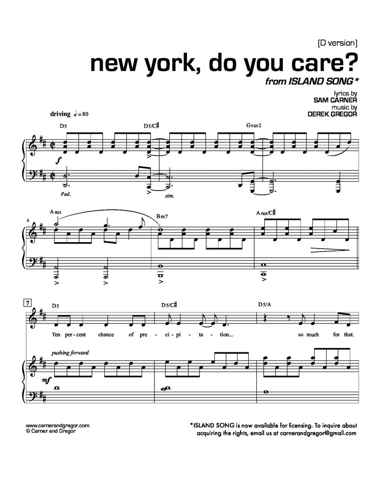 New York, Do You Care?