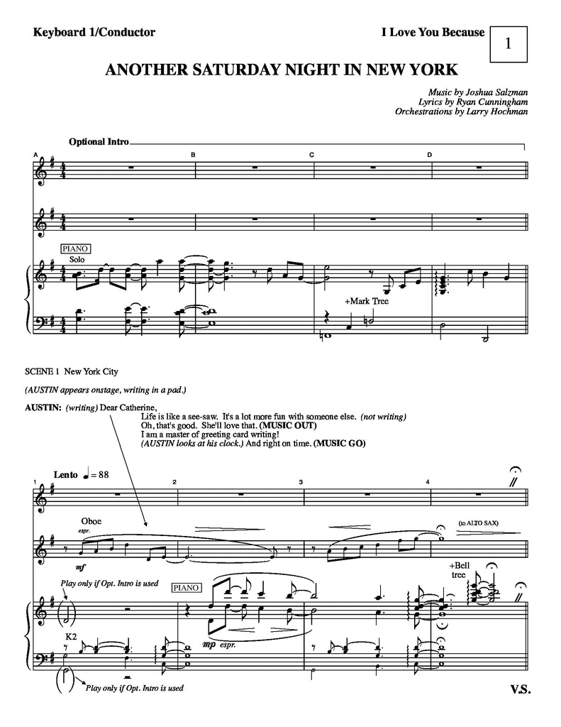 I Love You Because Vocal Selections
