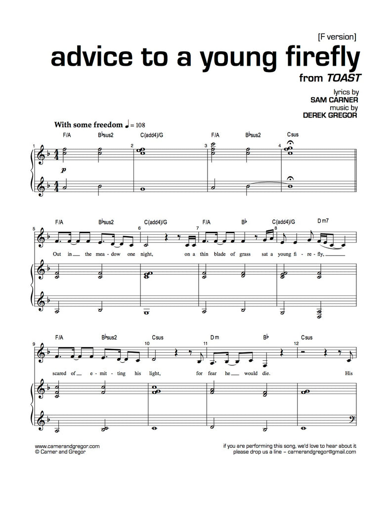 Advice to a Young Firefly