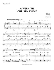 A Week 'Til Christmas Eve | newmusicaltheatre.com | Sheet Music