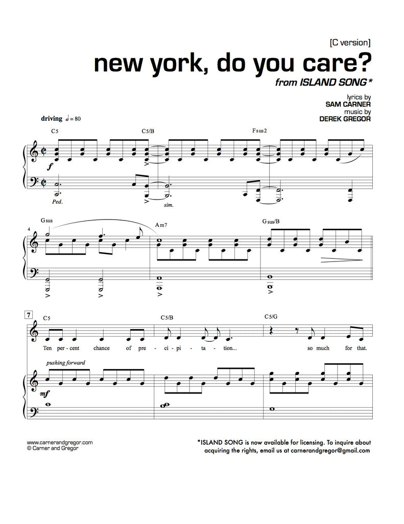 New York, Do You Care?