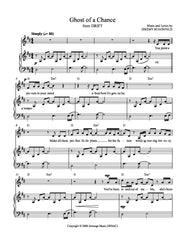 Ghost of a Chance | newmusicaltheatre.com | Sheet Music