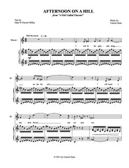Afternoon on a Hill | newmusicaltheatre.com | Sheet Music