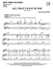 All That I Want Is You | newmusicaltheatre.com | Sheet Music