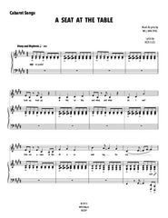 A Seat At The Table | newmusicaltheatre.com | Sheet Music