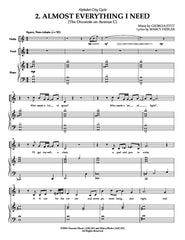 Almost Everything I Need (with Violin) | newmusicaltheatre.com | Sheet Music
