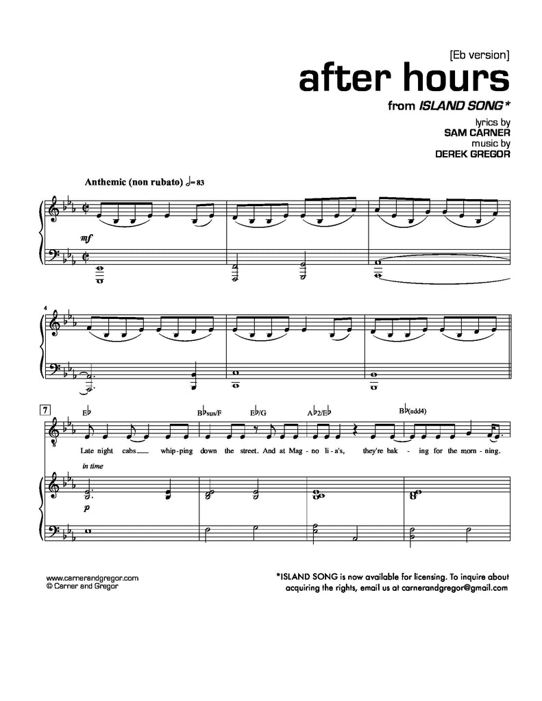 After Hours (Baritone Version)
