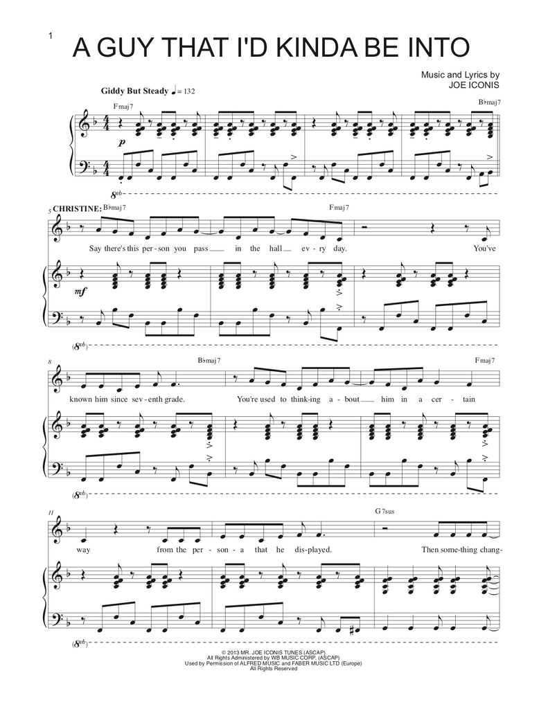 A Guy That I'd Kinda be Into | newmusicaltheatre.com | Sheet Music