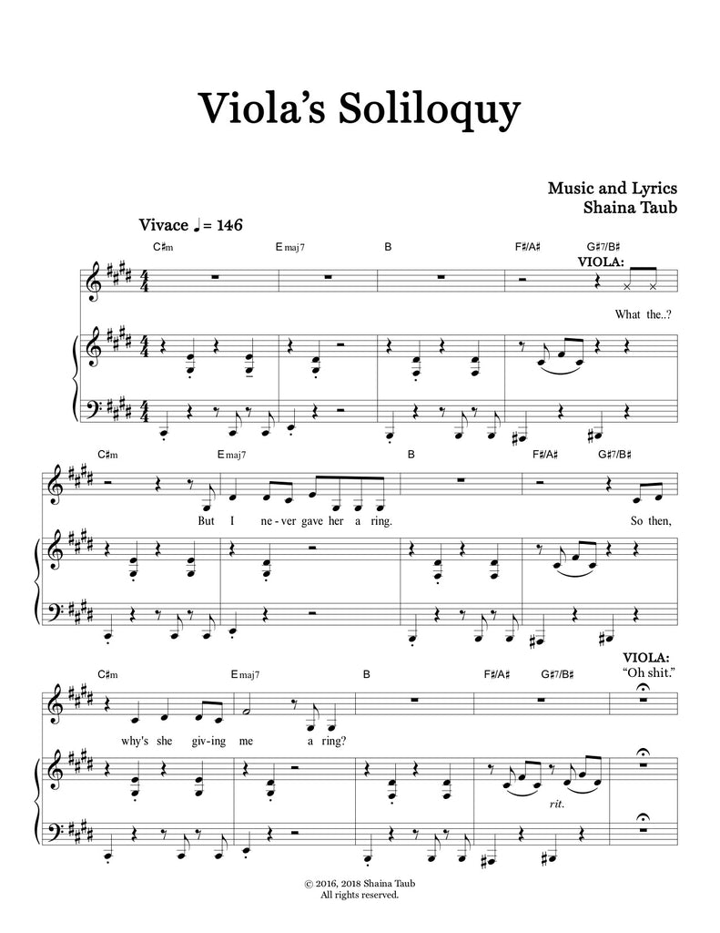 Viola's Soliloquy
