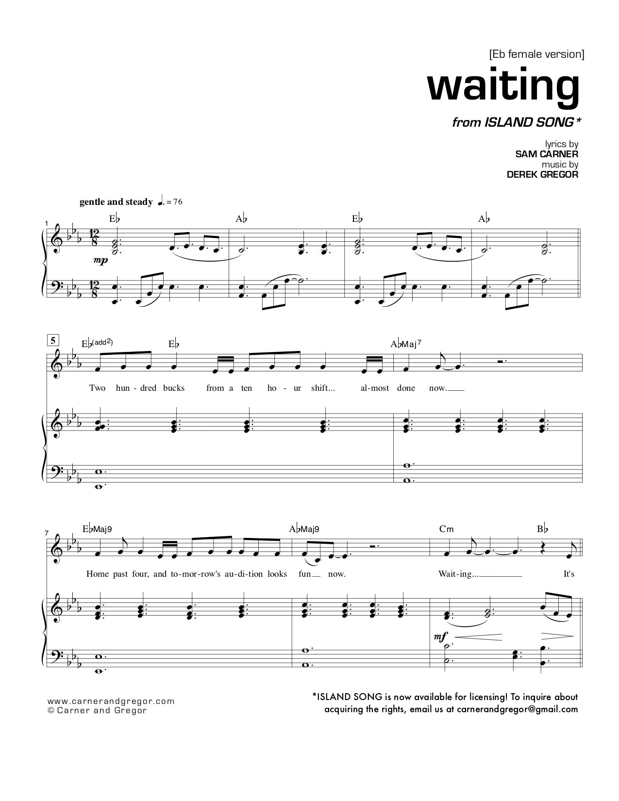 Waiting – NewMusicalTheatre
