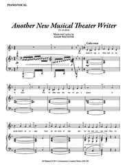Another New Musical Theater Writer | newmusicaltheatre.com | Sheet Music