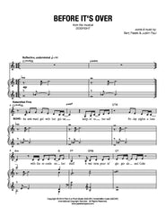 Before It's Over | newmusicaltheatre.com | Sheet Music