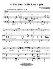At This Turn in the Road Again | newmusicaltheatre.com | Sheet Music