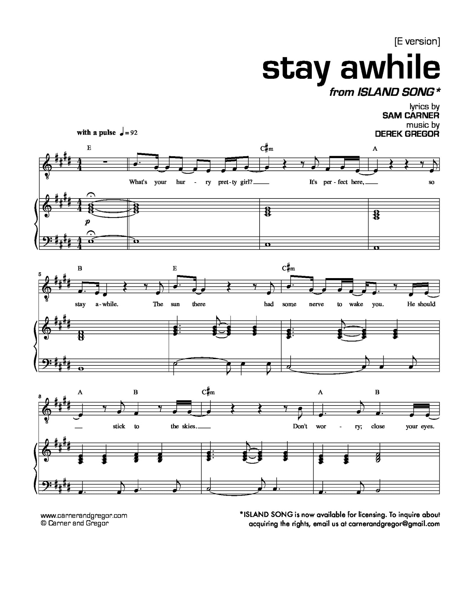 Stay Awhile – NewMusicalTheatre