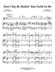 Don't You Be Shakin Your Faith In Me | newmusicaltheatre.com | Sheet Music